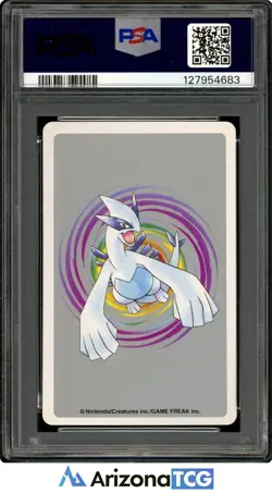 Pokemon 2000 Chikorita 152 Ace Of Clubs Pokemon Silver Playing Card PSA 9 - Image 2
