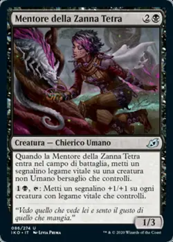 MTG 4x DUSKFANG MENTOR EXC - MENTORE DELLA ZANNA TETRA - IKO - MAGIC - Image 1