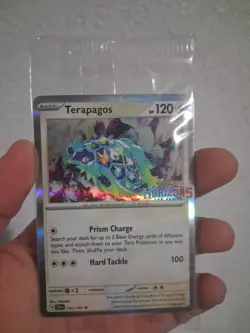Best Buy - Surging Sparks Terapagos Fuecoco Pokemon Horizons Stamped Promo Cards - Image 1