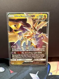Pokemon TCG Ultra Necrozma GX Holo Ultra Rare SM126 Black Star Promo Sun Moon MC - Image 1