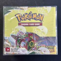 Pokemon Evolving Skies Booster Box Sealed w/ Plastic Case MINT Sword & Shield #2 - Image 1