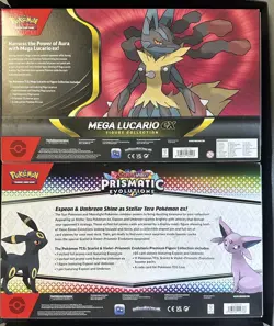 Pokemon TCG PRISMATIC EVOLUTIONS & MEGA Lucario Premium Figure Coll - Image 2