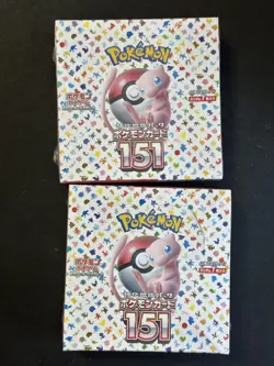 (2) Pokemon Scarlet & Violet 151 Japanese Booster Boxes NEW Sealed US SELLER - Image 1