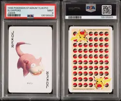 1998 Pokemon Stadium Yellow Version Playing Cards Joker Slowpoke - Image 3