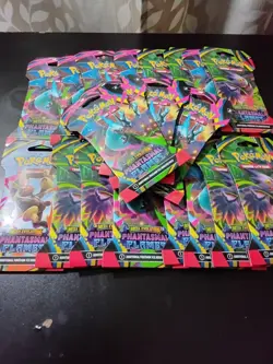 Pokemon TCG Phantasmal Flames ME02 Sleeved Booster Pack Factory Sealed-Lot Of 20 - Image 1