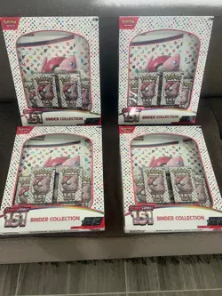 Pokemon TCG Scarlet & Violet 151 Binder Collection Sealed x4 - Image 1