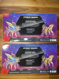 (2) Pokemon Legendary Warriors Premium Collection Boxes - New/Sealed (28 Packs) - Image 2