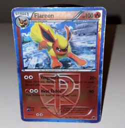 Flareon 12/116 Reverse Holo (Team Plasma) Plasma Freeze 2013 Rare HP Pokemon - Image 1