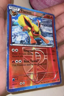 Flareon 12/116 Reverse Holo (Team Plasma) Plasma Freeze 2013 Rare HP Pokemon - Image 3