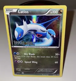 Latios 10/20 BW Dragon Vault Holo Rare Exclusive Stamped Pokemon Card 2012 MP - Image 1