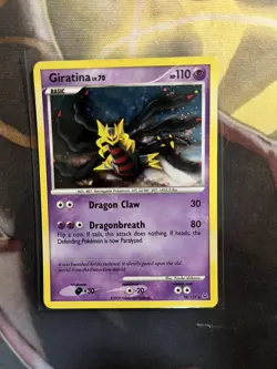Pokemon TCG Giratina Lv. 70 Platinum 28/127 Holo Exclusive Cosmos Holo Rare LP - Image 1