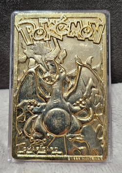 Charizard Pokemon Gold Trading Card Burger King 1999 - Image 1