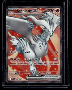 2025 Scarlet & Violet Series - White Flare Reshiram ex Ultra Rare #158 - Image 1