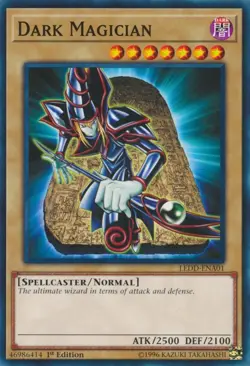 Dark Magician - LEDD-ENA01 - Common - 1st Edition - Lightly Played - Image 1