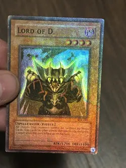 Yugioh Lord of D. SDK-041 Super Rare Unlimited OG Print Heavy Holo Bleed MP - Image 2