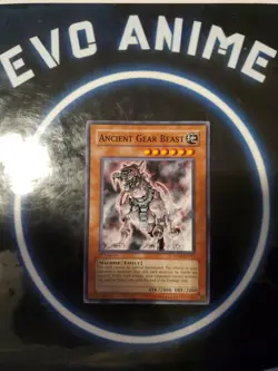 YUGIOH ANCIENT GEAR BEAST SD10-EN013 1ST EDITION NM - Image 1