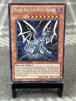Yu-Gi-Oh! MALEFIC BLUE-EYES WHITE DRAGON Secret Rare Limited Edition YMP1-EN002 - Image 1