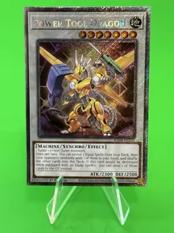 Yu-Gi-Oh Quarter Century Stampede Power Tool Dragon PSR RA04-EN135 NM!!! - Image 1