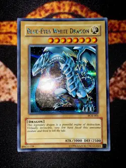 YUGIOH • BLUE EYES WHITE DRAGON • PRISMATIC SECRET RARE • PCK-001 • PROMO • NM - Image 5