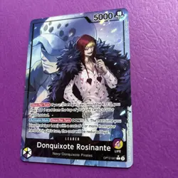 One Piece Legacy of the Master: Donquixote Rosinante OP12-061 Alt Art Leader - Image 2