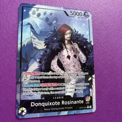 One Piece Legacy of the Master: Donquixote Rosinante OP12-061 Alt Art Leader - Image 3