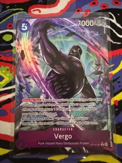 MINT Vergo Alt Art OP14-061 One Piece TCG English IN-HAND Doflamingo - Image 1