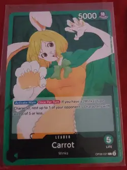 One Piece TCG Green Carrot Complete Custom Deck - Ready to play with DON - Image 1