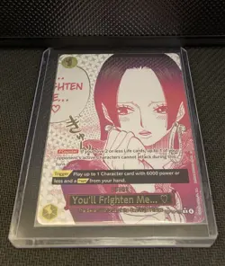 Bandai One Piece TCG Event Card You'll Frighten Me... OP14 The Azure Sea’s Seven - Image 1