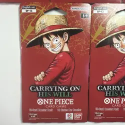 5x ENGLISH One Piece CCG: Carrying On His Will - Sleeved Booster Pack lot OP-13 - Image 5