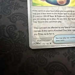 Snorlax Doll [Reverse Holo] 175/182 PAR Paradox Rift Pokemon Card - Image 2