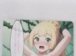 Lillie Pokemon Lewd Anime Doujin Waifu Double Sided Card AGC CCG - Image 2