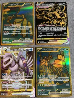 Pokemon Gold Secret Rare Card Lot of 9 NM/M Cards Palkia Garchomp - Image 3