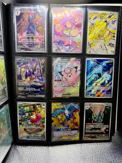 Pokemon Card Binder Collection Lot Prismatic Rare Holos Near Mint GX IR SIR - Image 2