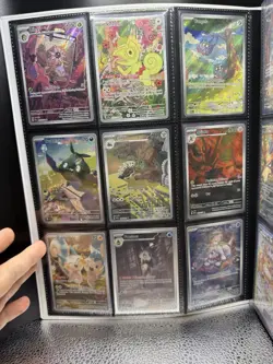 Pokemon Card Binder Collection Lot Prismatic Rare Holos Near Mint GX IR SIR - Image 3