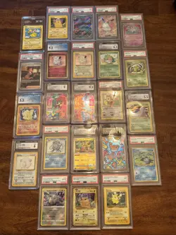 Pokemon Graded Card Lot 23x Cards PSA, CGC, And TAG - Image 1