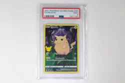 PSA 8 Pikachu #005 Full Art Pokemon Card Original Owner 2021 Celebrations - Image 1