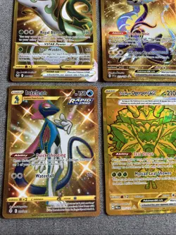 Pokemon Gold Secret Rare Card Lot of 9 NM/M Cards Inteleon Ogerpon - Image 5