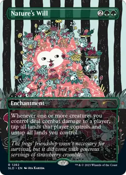 Nature's Will (Secret Lair) Promo NM Enchantment Rare MAGIC MTG CARD ABUGames - Image 1