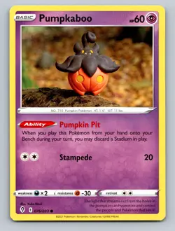 Pumpkaboo Common SWSH07: Evolving Skies #076/203 TCG Pokemon Card NM - Image 1