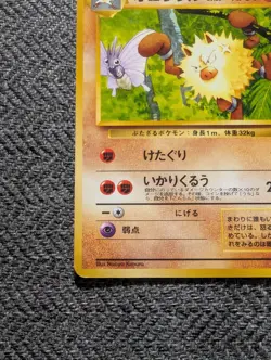 Primeape Japanese Southern Islands Pokemon card old back US seller - Image 3