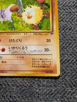 Primeape Japanese Southern Islands Pokemon card old back US seller - Image 4