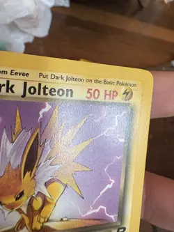 1st Edition Dark Jolteon Vintage 38/82 Team Rocket Pokemon Card NM/M Rare - Image 4