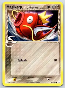 Magikarp (Delta Species) - EX Holon Phantoms 69/110 Harada 151 Pokemon Card LP - Image 1