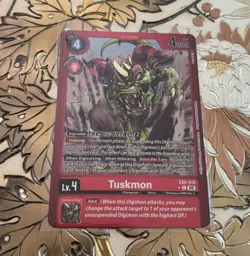 Digimon Card Game Tuskmon Limited Foil EX9-010 Versus Monsters - Image 1
