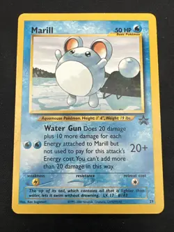 Wizards of the Coast (WotC) Black Star Promo Pokemon Card Lot: Marill 29 & Mew 8 - Image 2