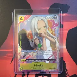 S-Snake (Alt Art) OP13-114 R Carrying on His Will - ONE PIECE Card Game ENGLISH - Image 1