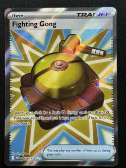 Fighting Gong - Ultra Rare ME01: Mega Evolution 168/132 LP-NM Pokemon Card - Image 1