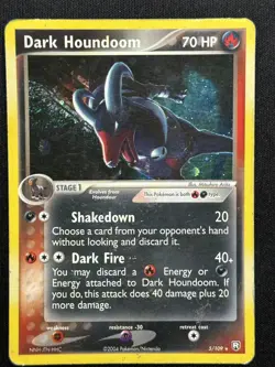 Dark Houndoom - 005/109 Team Rocket Returns 5/109 HP/DMG Pokemon Card - Image 1