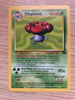 Pokemon Vintage 1999 Jungle Base Set Rare Card Lot Non Holo NM - Image 3