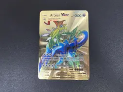 Pokemon 10000point Metal Cards TCG Arceus VMAX Golden Pokemon Gifts For Kid - Image 4